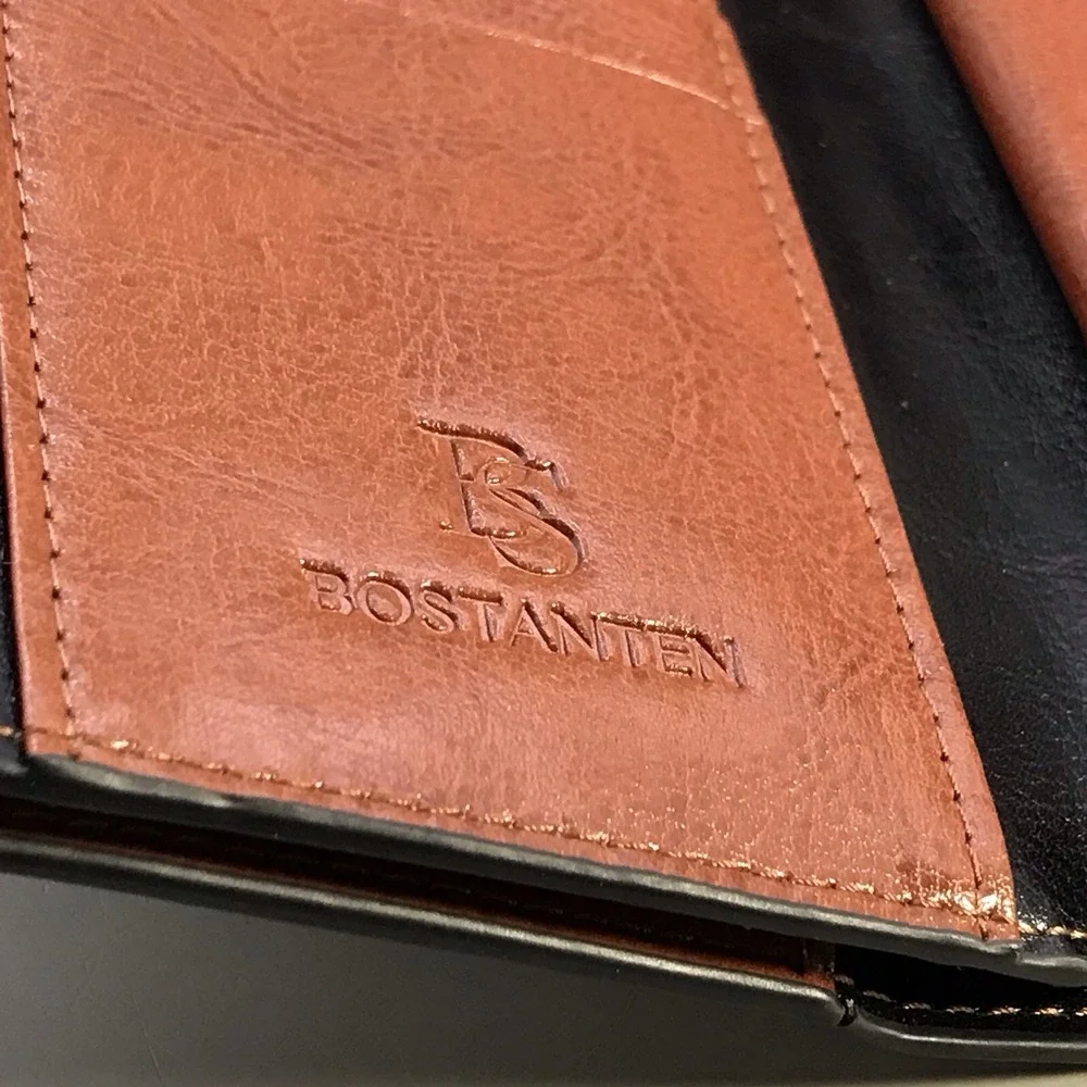 Bostanten Black And Brown Wallet‎